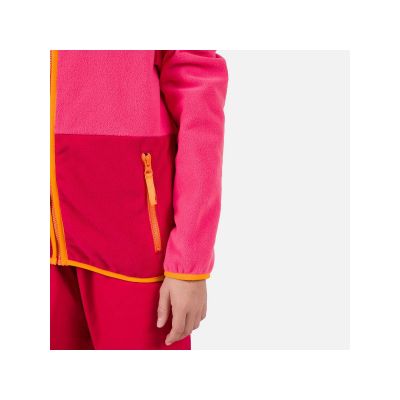 6. Rossignol Jr Strawpile Fleece Fz Rosa Sweatshirt