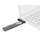 2. DeLOCK Externes USB-Type-C-Gehäuse für M.2-NVMe-PCIe- oder SATA-SSD – werkzeuglos