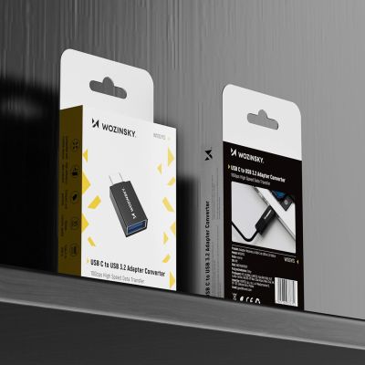 10. Wozinsky W10GY1S USB-C - USB-A 3.2 10Gb/s Adapter - Schwarz
