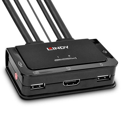 Lindy 42340 KVM-Switch Schwarz