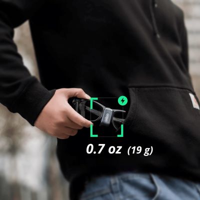 5. BoboVR CG2 3-in-1 Ladestation für Smart Glasses mit Clip, 350 mAh Akku und Etui – Schwarz