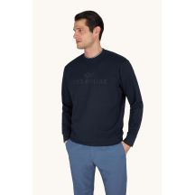 Paul&Shark Herren-Sweatshirt aus Baumwolle und Lyocell, marineblau 26411803-50