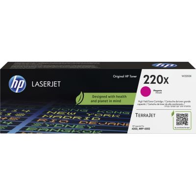 25. Original HP 220X LaserJet Magenta Tonerkartusche