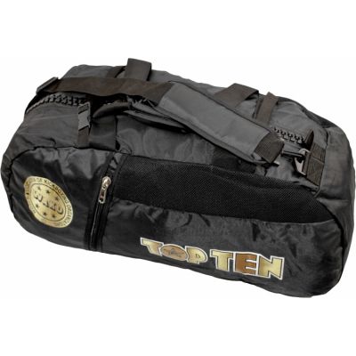 3. TOP TEN Sporttasche mit Rucksackfunktion, 55 x 29 x 27 cm, TOR-P6, schwarz