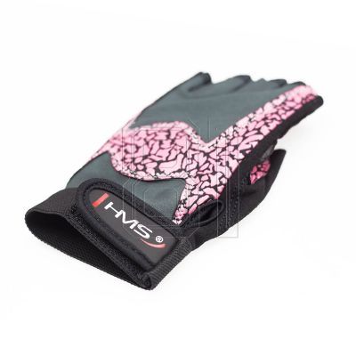 37. Turnhandschuhe Pink/Grau W HMS RST03 rL