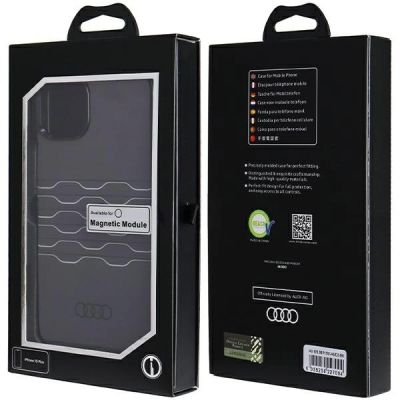 7. Audi IML MagSafe Hülle für iPhone 15 Plus / 14 Plus - Schwarz