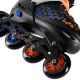 6. NH18190A 4-in-1 BRAVE BLAU-ORANGE ROLLERSKATE GRÖSSE S (29-33) MIT NILS EXTREME HOCKEYBOARD