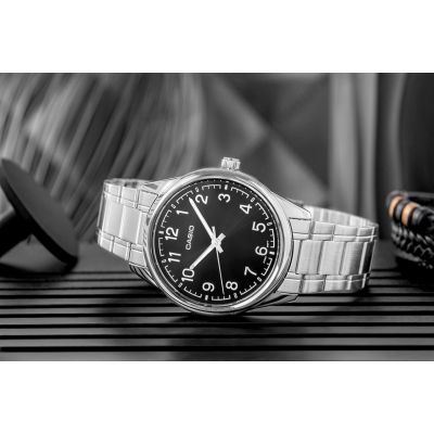 6. Herrenarmbanduhr CASIO MTP-V005D-1B4 + BOX