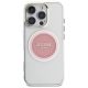 3. Guess IML Metal Colored Circle Classic Logo MagSafe iPhone 16 Pro Hülle - Rosa