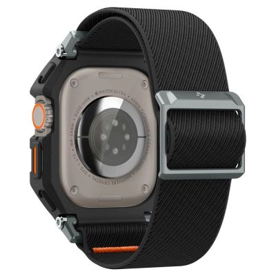 2. Spigen Lite Fit Pro Hülle mit Armband für Apple Watch Ultra 1/2 (49 mm) – mattschwarz