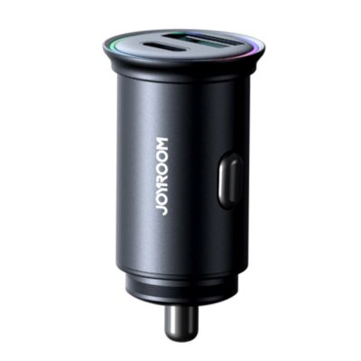 3. Joyroom JR-CCN04 60W USB-A USB-C Mini-Ladegerät – Schwarz