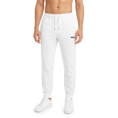 Fila Herren Baumwoll-Jogginghose weiß bequemer sportlicher Style