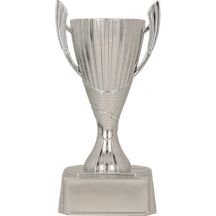 Silberner Plastikbecher SILA