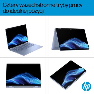 17. HP OmniBook 5 Flip 14-fp0004nw Core 5 120U 14" 2K Touch IPS 300 Nits 16 GB LPDDR5 5200 SSD512 Intel Grafikkamera 1080p 68 Wh Windows 11 Blue Sky 2 Jahre