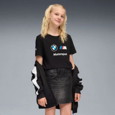 2. Puma Kinder-T-Shirt Sportshirt BMW MMS – leicht und bequem