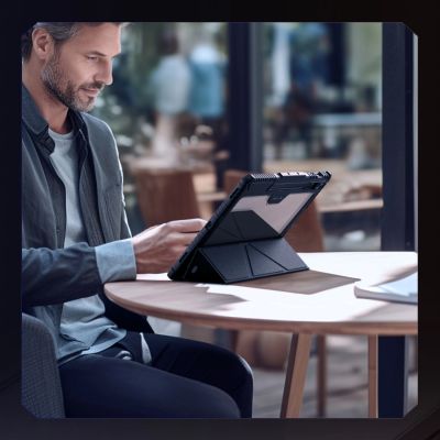 13. Nillkin Bumper Leather Case Pro Hülle für Samsung Galaxy Tab S9+ – Schwarz