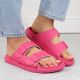 4. Big Star W INT2004E Fuchsia Schaumstoff-Slides mit Schnallen