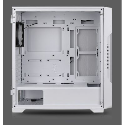 7. Nanoxia DS-9ARGB-W Midi-Tower-Computersicherheit & Halterungen Weiß