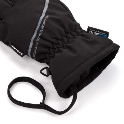 15. Meteor Hiemis XXS schwarze Winterhandschuhe