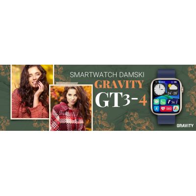 5. Gravity GT3-4 Damen-Smartwatch