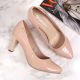 14. Sergio Leone W SK39J Pumps aus nacktem Lackleder