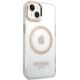 4. Guess Metal Outline MagSafe Case für iPhone 15 Plus / 14 Plus - Gold