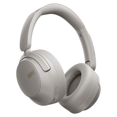 2. QCY H3S Kabellose On-Ear-Kopfhörer mit LDAC und ANC-Geräuschunterdrückung – Grau