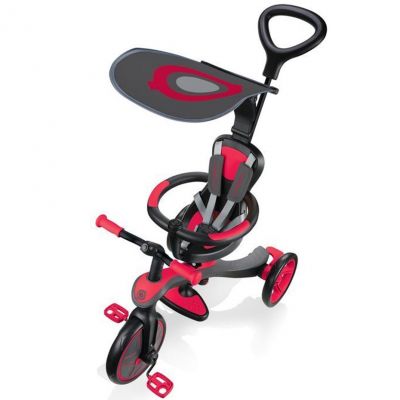 7. Globber Neues rotes Explorer Trike 4in1 632-102-2