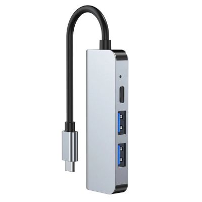 3. HUB Tech-Protect V2 4in1 USB-C – USB-A 3.0 / USB-A 2.0 / USB-C / HDMI – Grau