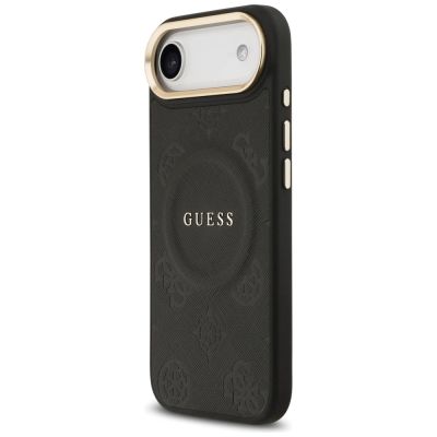 2. Guess Peony Hot Stamp MagSafe Hülle für iPhone Air - Schwarz