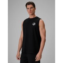 Lässiges, ärmelloses Herren-T-Shirt mit Aufdruck 4F 4FRSS26TSLEM365-20S