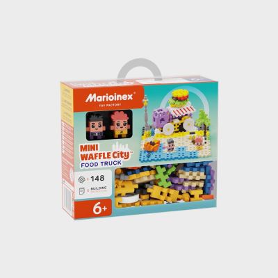 3. Marioinex Mini-Waffel-Bausteine – Stadt: Imbisswagen, 148 Teile