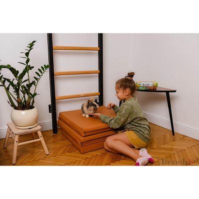 20. Zusammenklappbare Turnmatte, braun, 180 cm, Bank