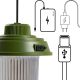 4. USB-Campinglampe, Taschenlampe, 3 Lichtarten, Redcliffs Khaki