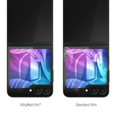 4. 3mk Silky Matt Pro Mattfolie für Samsung Galaxy Z Flip 6 / 7 FE