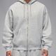 3. Air Jordan Brooklyn Fleece-Kapuzenpullover für Herren mit durchgehendem Reißverschluss, Grau - IB7231-050