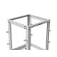 8. LANBERG 19" 15U 600x600-1100 OR01-6115-S Rack-Schrank, verstellbar, grau