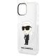 6. Karl Lagerfeld Ikonik Karl Hülle für iPhone 14 Plus – transparent