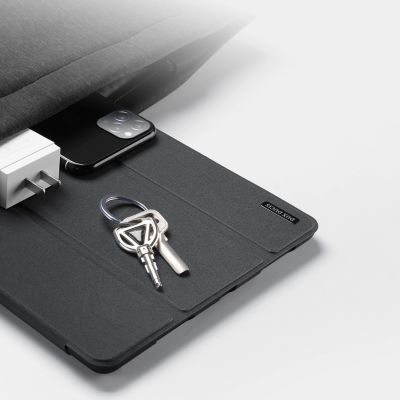 4. DUX DUCIS Domo faltbare Hülle für Tablet mit Smart Sleep Funktion Samsung Galaxy Tab S8/S9 Ultra Ständer schwarz