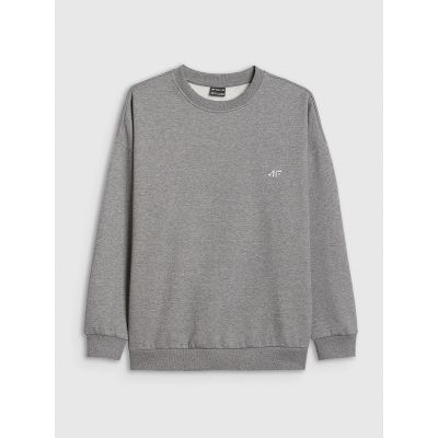 8. Lockerer Mädchen-Sweatshirt ohne Kapuze, Größe 4F 4FJRSS26TSWSF2624-25M