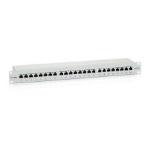 Patchpanel Equip CAT6 24 Port hellgrau 19 Zoll (1HE)