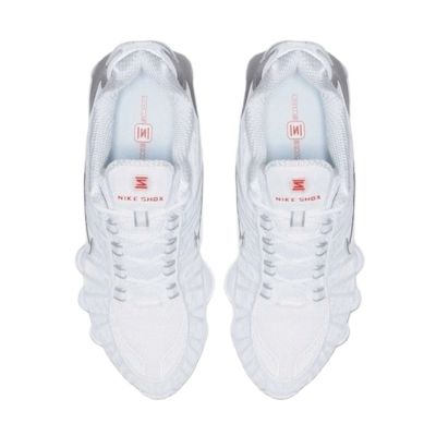 3. Nike SHOX TL Metallic Silver Herren-Sportschuhe Weiß - AV3595-100