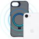 5. 3mk Smoke Case Mag&Stand für Apple iPhone 16E - Schwarz