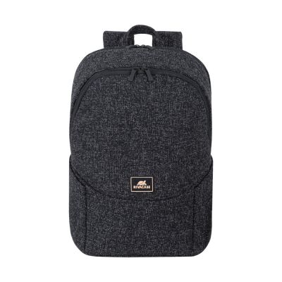 2. RIVACASE Anvik 15,6"-Laptop-Rucksack, 15 l, schwarz, aus wasserdichtem Material, Fächer für ein 10,5"-Tablet, Smartphone, Dokumente, Zubehör, Trinkflasche