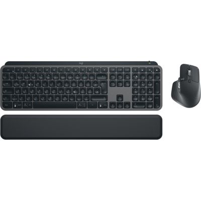 7. MX Keys S Kabelloses Tastatur- und Maus-Set – Graphit, Deutsche Version