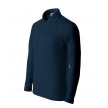 Kinder-Pique-Poloshirt LS (Marineblau)