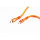 4. Flexline FL31-77157 USB-Kabel, USB 3.2 Gen 2x2, 1,5 m, USB-C, 20 Gbit/s, 240 W, Orange