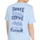 4. adidas Herren-T-Shirt mit Burger-Motiv, hellblau, KT9731