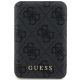 Guess Induction Powerbank 15W GUPB5FP4EMGK 5000mAh schwarz/schwarz 4G Leder Metall Logo MagSafe