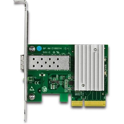 4. Netzwerkkarte - PCIe 2.0 x4 Low Profile - 10 Gigabit SFP+ - TRENDnet TEG-10GECSFP